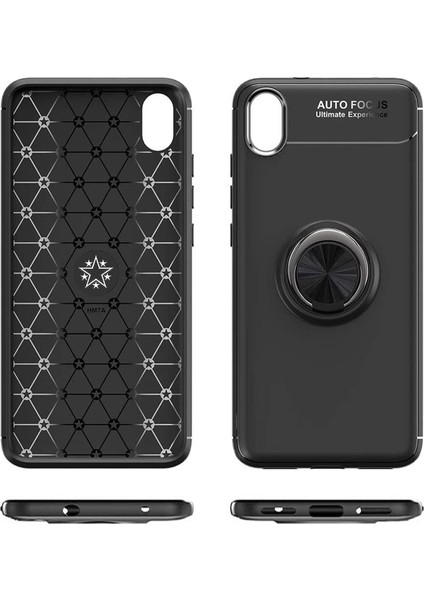 Xiaomi Redmi 7A Kılıf Selfie Yüzüklü Tutuculu Esnek Silikon Rvl fiyatları
