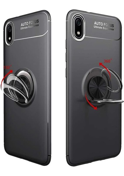Xiaomi Redmi 7A Kılıf Selfie Yüzüklü Tutuculu Esnek Silikon Rvl fırsatları