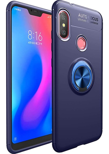 Xiaomi Mi A2 Lite Kılıf Selfie Yüzüklü Esnek Silikon Rvl
