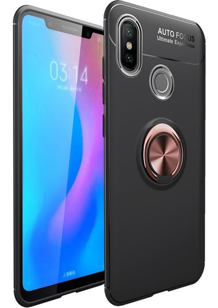 Xiaomi Mi A2 Kılıf Mi 6x Selfie Yüzüklü Esnek Silikon Rvl