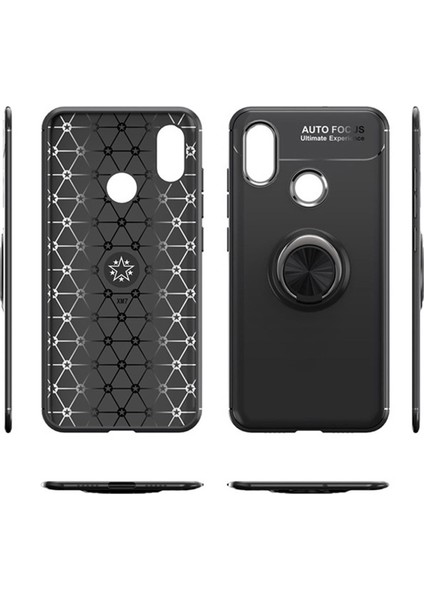Xiaomi Mi A2 Kılıf Mi 6x Selfie Yüzüklü Esnek Silikon Rvl
