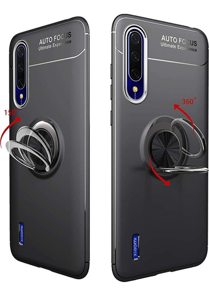 Xiaomi Mi 9 Lite Kılıf Selfie Yüzüklü Tutuculu Esnek Silikon Rvl fırsatları
