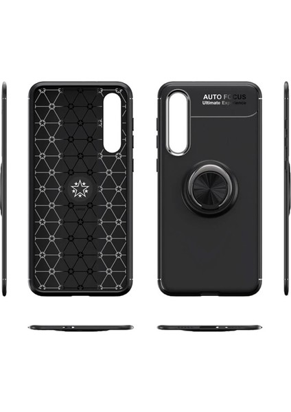 Xiaomi Mi 9 Kılıf Selfie Yüzüklü Tutuculu Esnek Silikon Rvl