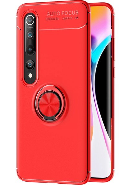 Xiaomi Mi 10 Kılıf Selfie Yüzüklü Standlı Silikon Rvl