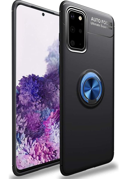 Samsung Galaxy S20 Plus Kılıf Selfie Yüzüklü Standlı Silikon Rvl