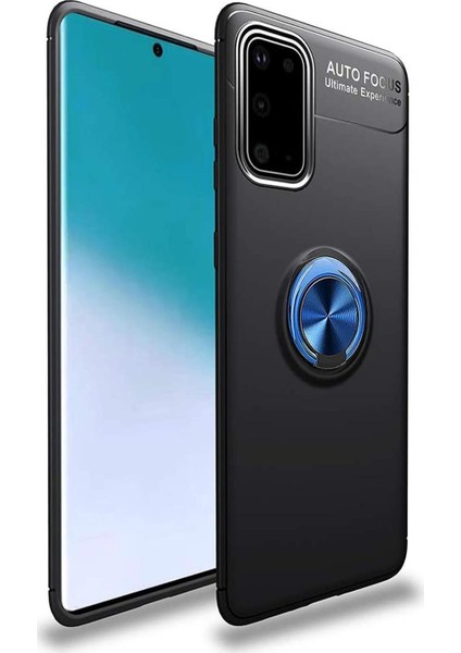 Samsung Galaxy S20 Kılıf Selfie Yüzüklü Standlı Silikon Rvl