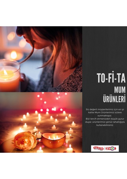 Tea Light Mum 8'li