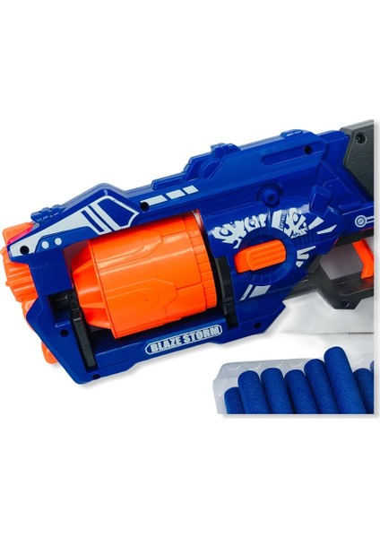 Nerf Tabanca Blaze Storm Sünger Atan Tabanca 20 Adet Soft Mermi