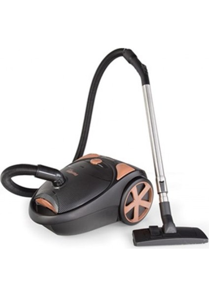 Canister Dc 2800 Toz Torbalı Elektrikli Süpürge Siyah