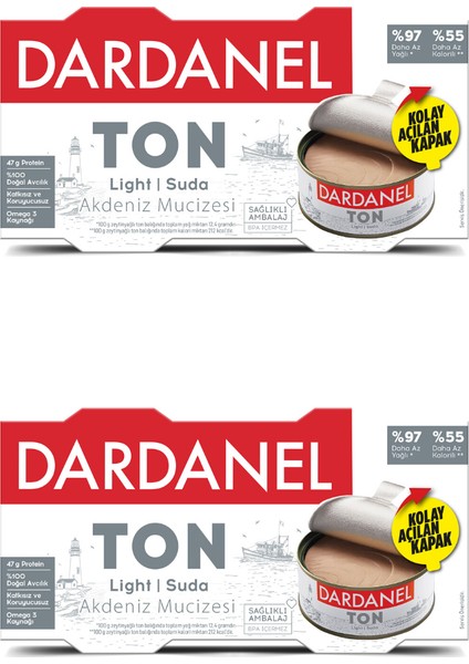 140 x 2 Lıght Ton Balığı 2'li Paket