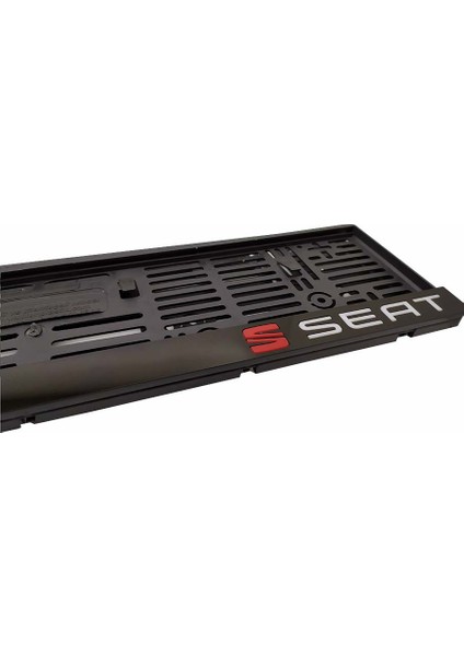 Seat Plakalık Pleksi Plaka Çerçevesi (2 Adet) Aynalı Lazer Kesim