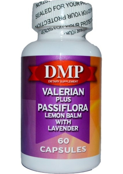 Valerıan Plus Passıflora Lemon Balm Wıth Lavender 60 Kapsül