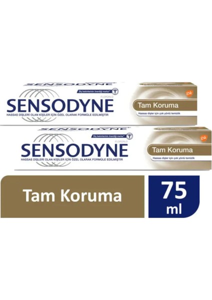 Tam Koruma Diş Macunu Tam Koruma 75 ml * 2 Adet
