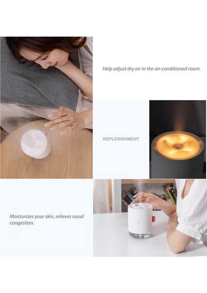 500 ml USB Mist Nemlendirici Difüzör ile Gece Işık (Yurt Dışından) modelleri