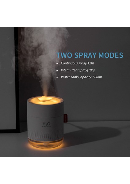 500 ml USB Mist Nemlendirici Difüzör ile Gece Işık (Yurt Dışından) indirimleri