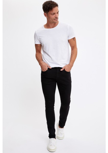 Carlo Skinny Fit Düşük Bel Dar Paça Siyah Jean Pantolon R8763AZ20AU fiyatları