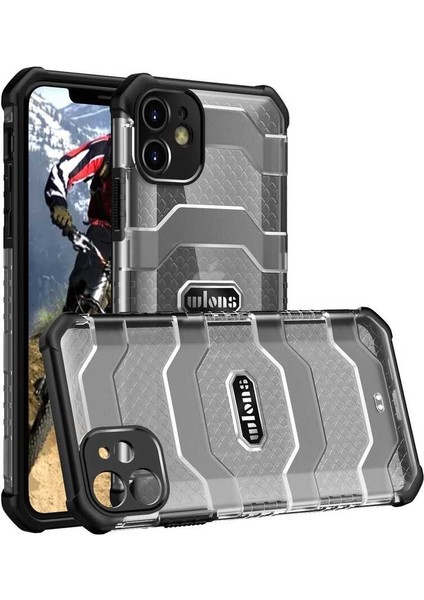 Apple iPhone 11 Kılıf Kenarları Renkli Darbe Koruyucu Wrong Siyah