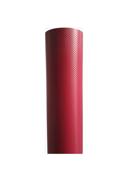 Bordo Karbon Folyo 3D Hava Kanallı Araç Kaplama Folyosu 152 cm x 1.20 m