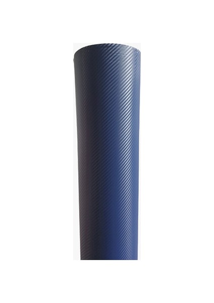Mavi Karbon Folyo 3D Hava Kanallı Araç Kaplama Folyosu 152 cm x 2 m