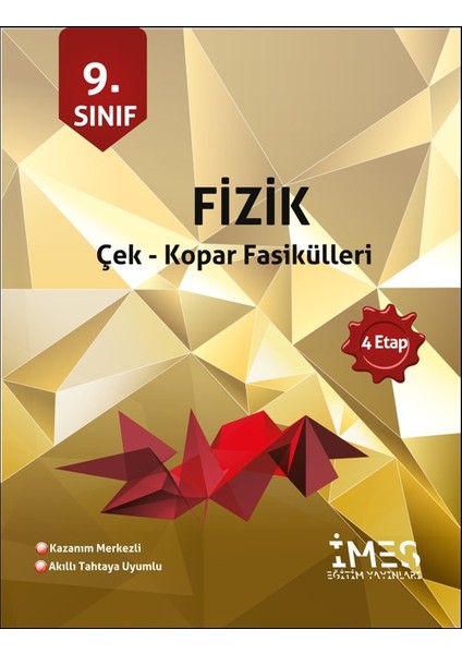 9. Sınıf Fizik 4 Etap Soru Bankası Çek Kopar Fasikülleri - Ufuk Tangıç Tatkan