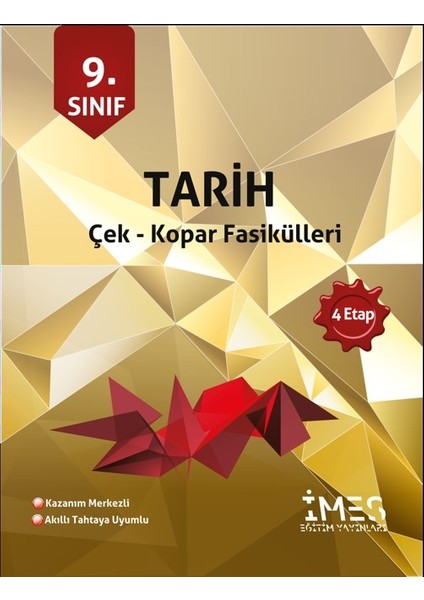 9. Sınıf Tarih 4 Etap Soru Bankası Çek Kopar Fasikülleri