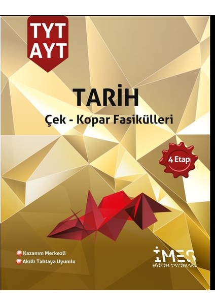 Tyt-Ayt Tarih 4 Etap Soru Bankası Çek Kopar Fasikülleri