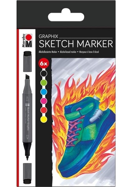 Stıcker Marker Set Heal 6'lı