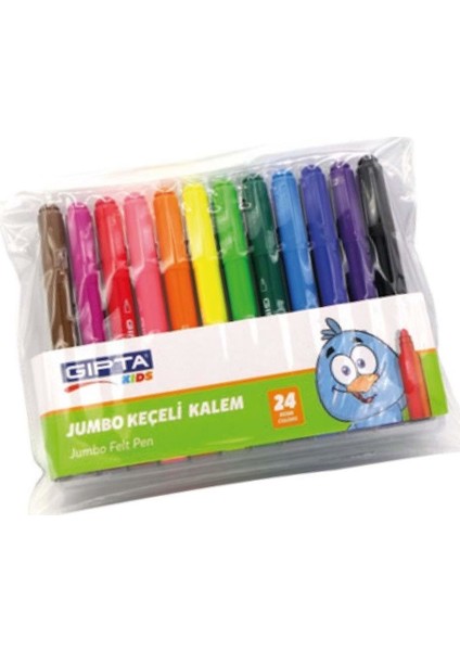 Keçeli Kalem Jumbo K4102 24'lü