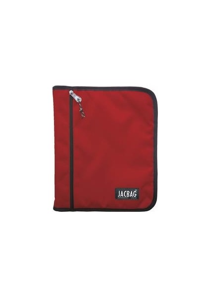 Bag Dosya File Fermuarlı Kırmızı Jac-16