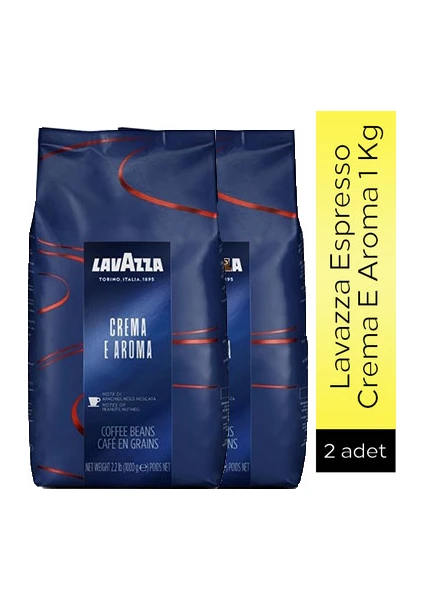 Espresso Crema E Aroma 1 kg x 2'li