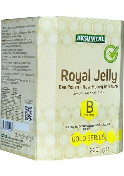 Aksu Vital Arı Sütü Polen Bal Karışımı 220 gr indirimleri