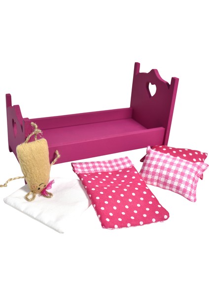 Montessori El Yapımı Oyuncak Kalpli Karyola fiyatları