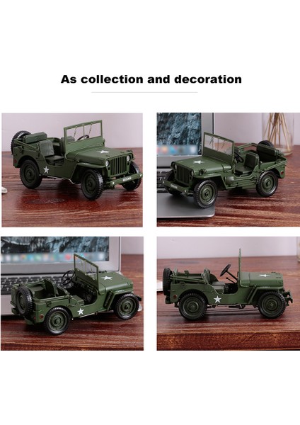 685006 1/18 Askeri Jeep Oyuncak Araba Askeri Taktikler (Yurt Dışından)