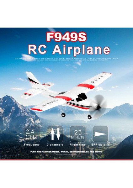 Wltoys F949S 2.4g Uzaktan Kumandalı Uçak (Yurt Dışından)