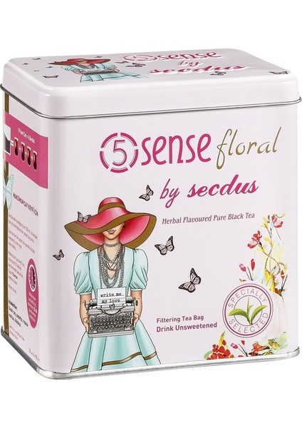 Floral Bitki Karışımlı Siyah Çay 30'lu