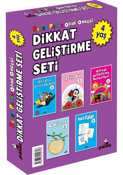 4 Yaş Dikkat Geliştirme Seti - Afife Çoruk
