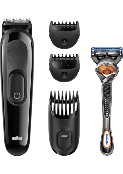 SK 3000 Erkek Bakım Kiti,Islak&Kuru,4in1 + Gillette Hediye