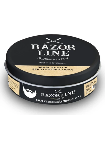 Razorline Sakal ve Bıyık Şekillendirici Wax 50 ml