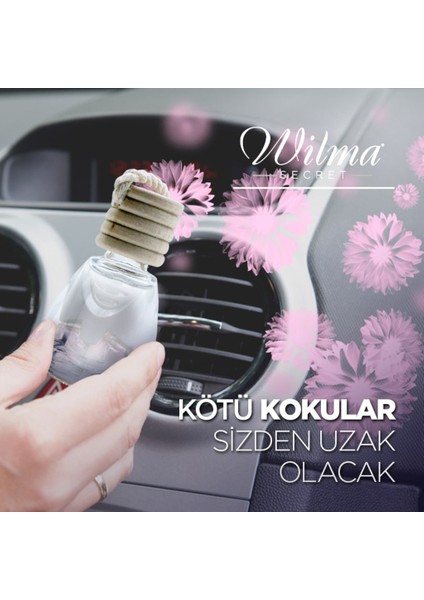 8 ml Askılı Oto Parfümü Vanilya Kokonat