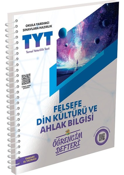 TYT Felsefe Din Kültürü Öğrencim Defteri