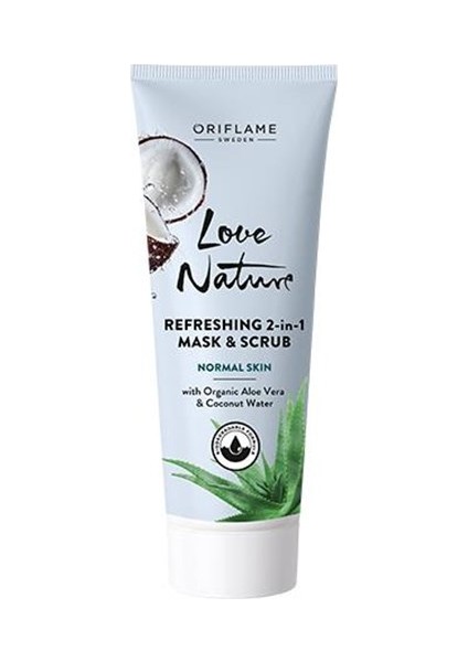 Love Nature 2'si 1 Arada Canlandırıcı Maske ve Arındırıcı 75 ml