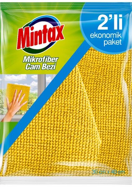 Mikrofiber Cam Bezi 2'li