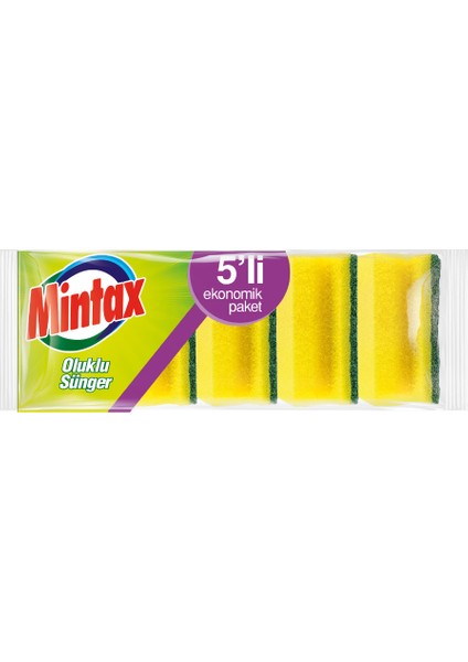 Oluklu Sünger 5'li