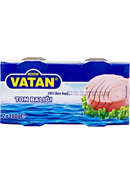 Bizim Vatan Ton Balığı 2x160 gr