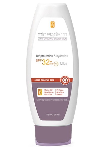 Mıneaderm Pure Effective Sustainable Uv Protection Hydration Spf32 115Ml