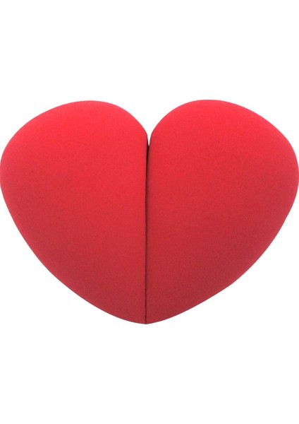 Suda Büyüyen 2'Li Kalpli Makyaj Süngeri Kalpli Kutulu Kırmızı fırsatları