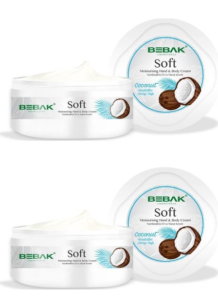 Hindistan Cevizi Nemlendirici El Ve Vücut Kremi 300Ml x2