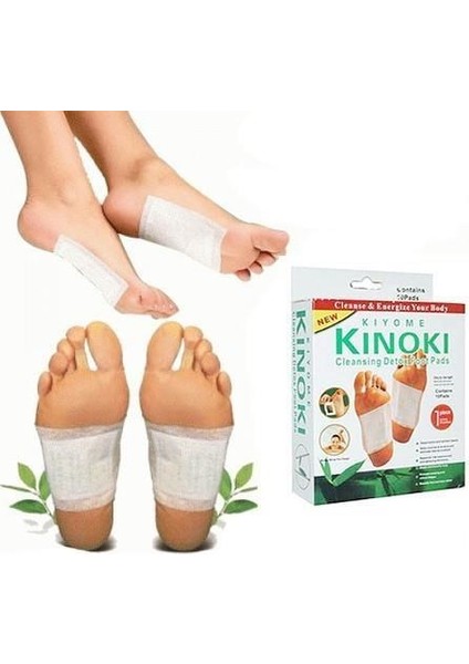 Kinoki Detox Toksin Atici Ayak Bandi 10 Adet-white