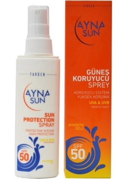 Ayna Sun Güneş Koruyucu Sprey Spf 50