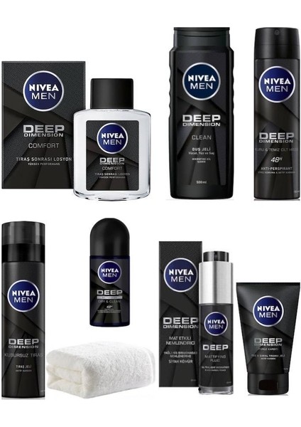 Nivea Men Deep Dimension Bakım Seti